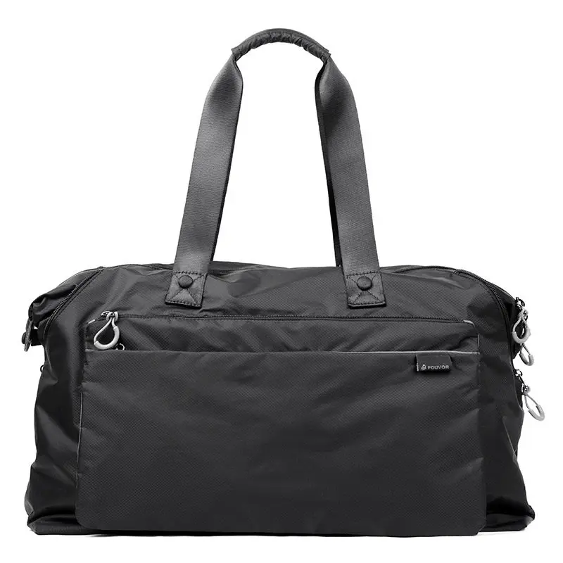 Black Large Size Fouvor, новинка, модная Водонепроницаемая нейлоновая Большая вместительная сумка, Женская Повседневная Сумка-тоут, Женская оксфордская сумка через плечо, сумка-мессенджер - Цвет: Black Large Size