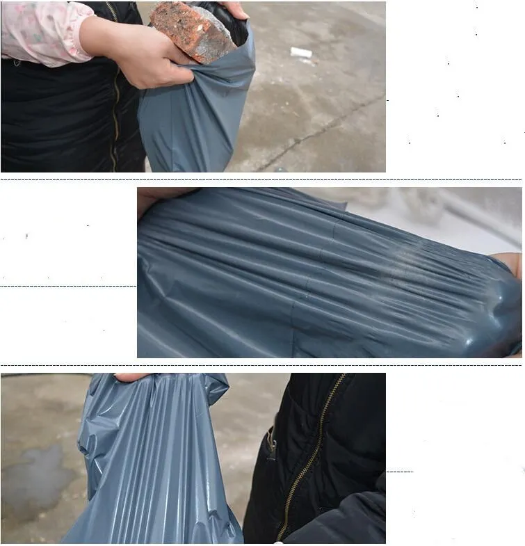 10pcs Black Self-seal Adhesive Courier Bags Plastic Poly Mailer Envelope Postal Mailing logistics Bag 6