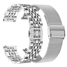 

Luxury Stainless Steel Watch Strap Replacement for Samsung Watch 4/4 Classic Metal Wristband Smart Watch Bracelet Wristband