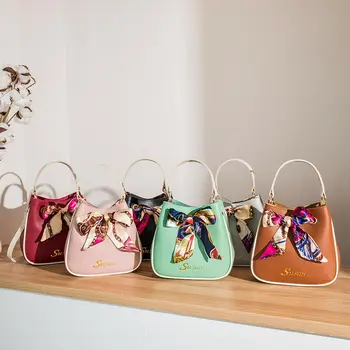 

Women HandbagS 2020 Fashion New Bucket Model PU Leather Bag Lady Tote Shoulder Crossbody Messenger Bag