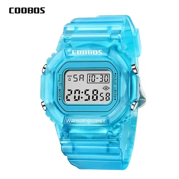 

Kubaoshi watch 50m swimming waterproof female student sports waterproof LED Night Light simple watch