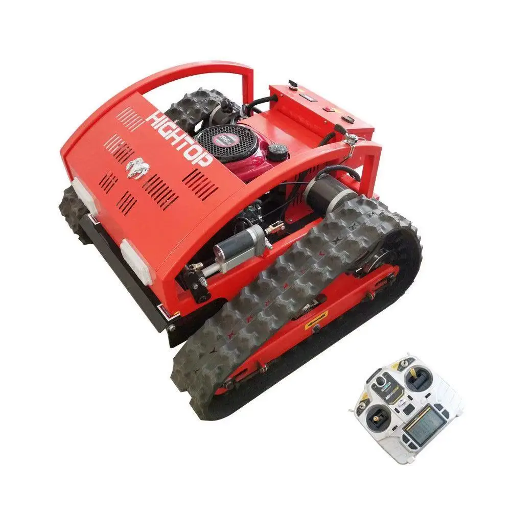 

Gasoline Wireless remote control lawn mower robot orchard family garden weed mower crawler