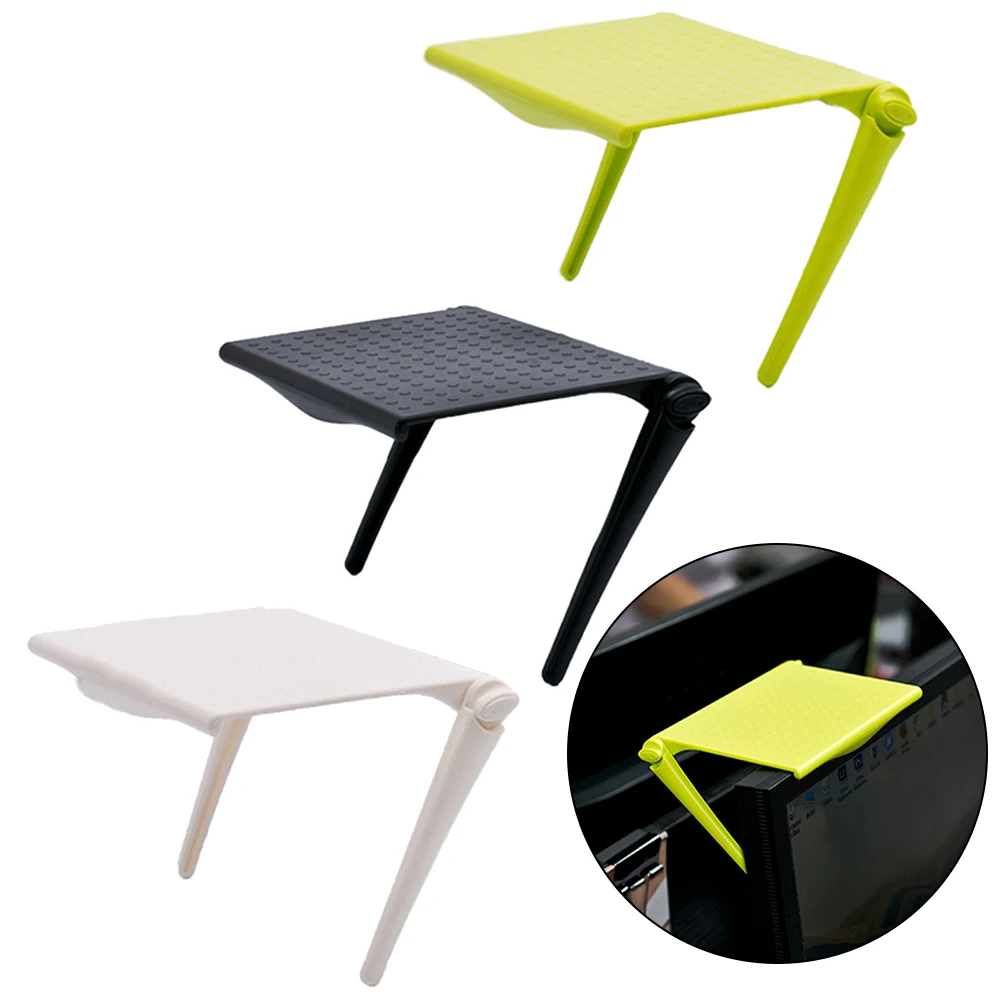 1pc Office Storage Rack Clip Computer Screen Table Desk Accessories Organizer for Cosmetics Shelf Home | Дом и сад