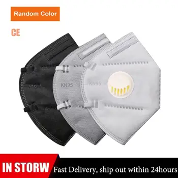 

5PCS 6-Layer Disposable Non-woven Masks Antiviral Outdoors Sport Face Masks Anti-fog Anti-particles PM 2.5 Mask For Adult