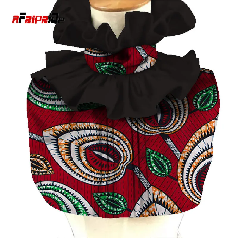 Afripride/африканские Ложные воротнички, женская одежда, аксессуары, классический воротник из ложного хлопка, женский цветочный завернутый шейный декор, SP038