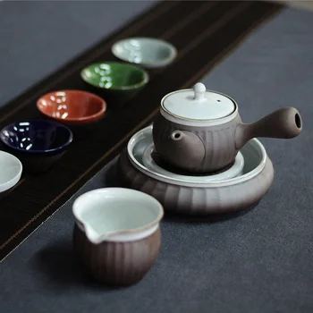 

Japanese Earthenware Tea Set Ceramic Kung Fu Tea Tea Gift Box Packaging Set of Tea Chinese Tea Set Tea Pot Set Tea Set Porcelain