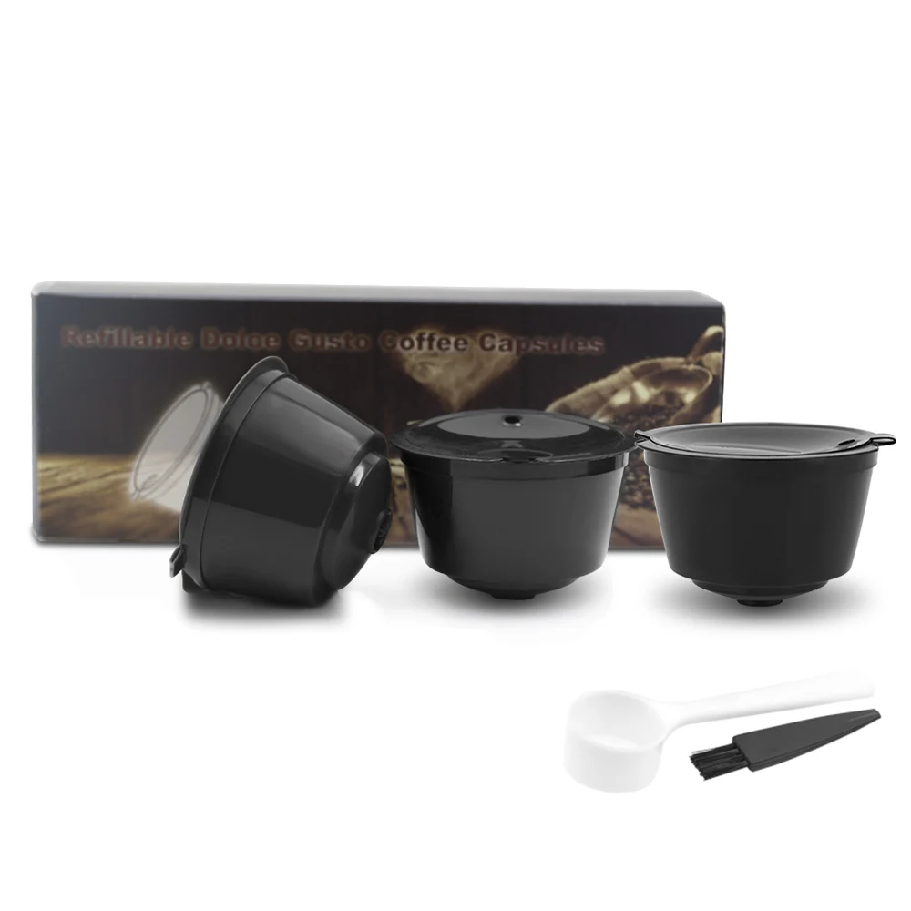 Pawaca 3 предмета кофейные фильтры многоразовая капсула для кофе чашки Dolce Gusto Кофе фильтр капсула чашка для дома Кухня