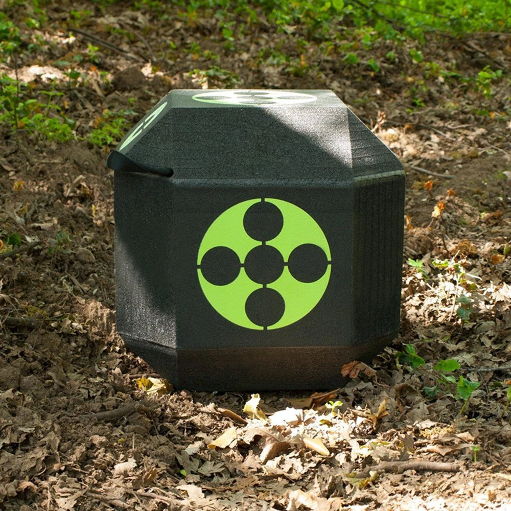 Target 3D Dice Shaped Shooting Target 22cm Sides for Shooting Hunting