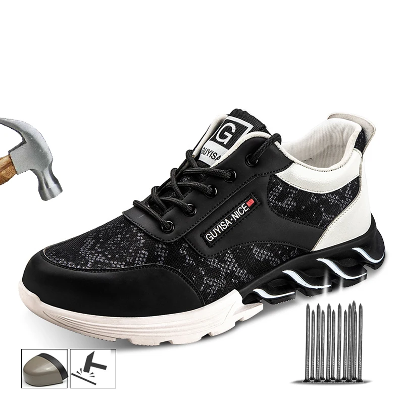 For Men Safety Shoes With Steel Toe Cap