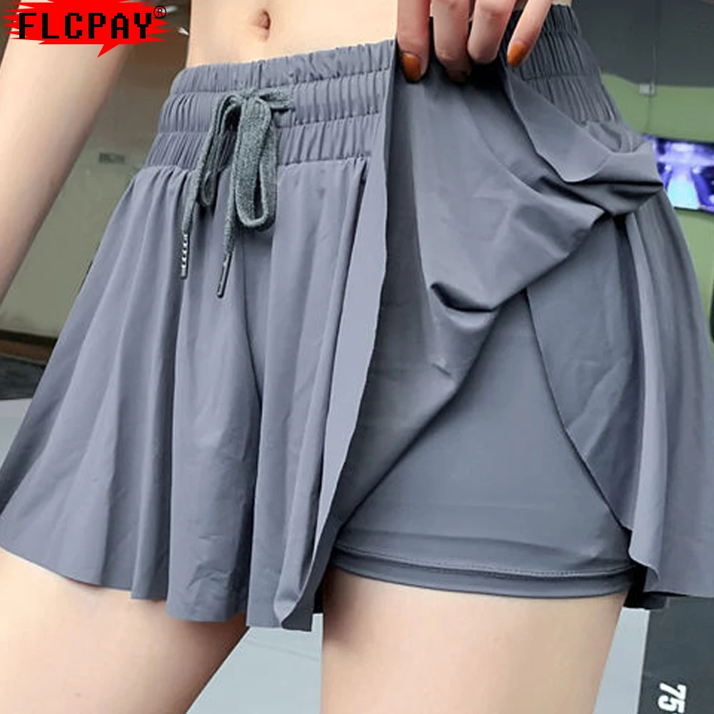 Women's Running Athletic Sports Shorts Flowy Cute Girl Short