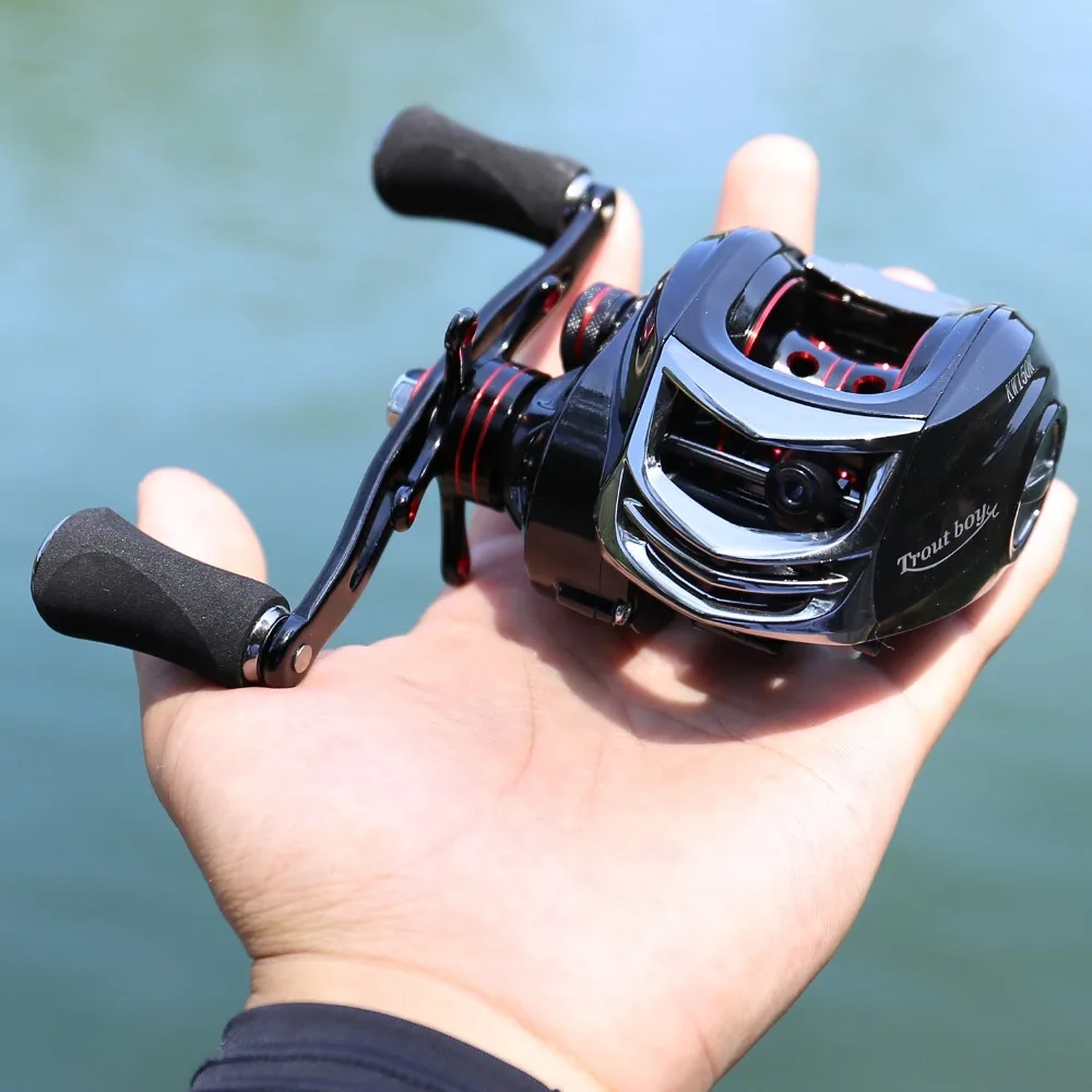Sougayilang катушка для baitcasing, двойная тормозная система, катушка, 5,5 кг, Максимальное сопротивление 11+ 1 BBs 6,3: 1, высокоскоростная катушка для литья, рыболовные снасти