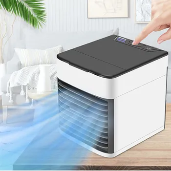 

Air Conditioner 7 Color Night Light Creative Design Air Cooling Fan Machine Home Car Office USB Mini Portable Humidifier Desktop