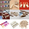 50/100 pcs Mini 25mm Natural Wooden Clips Photo Clips Clothespin DIY Wedding Party Wooden Clip Clips Pegs Dropshipping ► Photo 2/6