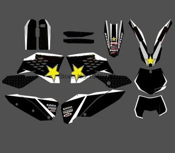 

Motorcycle TEAM GRAPHIC DELCAS STICKERS BACKGROUNDS FOR KTM 125 200 250 300 350 450 525 SX SXF 2007-2010 EXC XCF 2008-2011