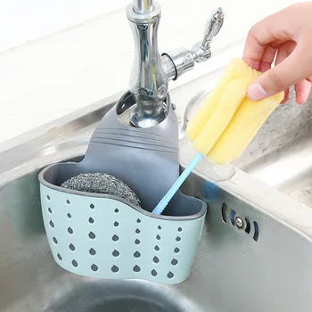 

Rubber Drain Storage Baskets for Home and Kitchen Suction Cup Sponge Rack Storage ToolSink Filter Shelf