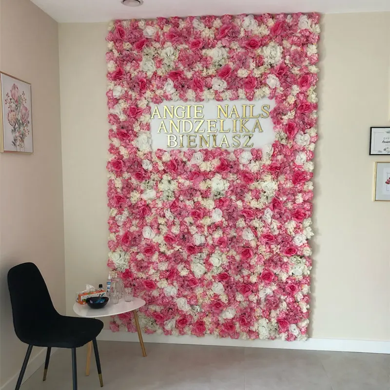 Silk Artificial Flower Wall Panels Handmade Decor Wedding Baby Shower Birthday Party  Shop Backdrop Flower Backdrops Decoration