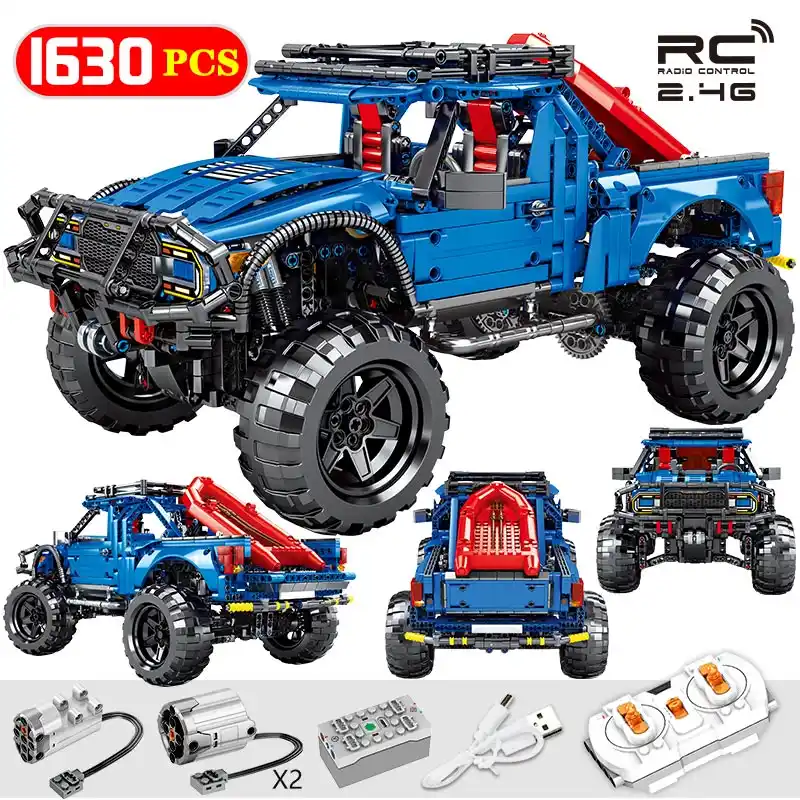 blocks remote control car