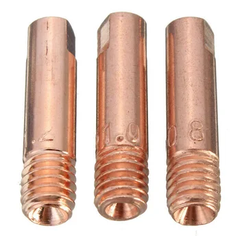 

MB-15 TW-15 M6x25mm Welding Torch Consumable Soldering Torch Gas Contact Tips