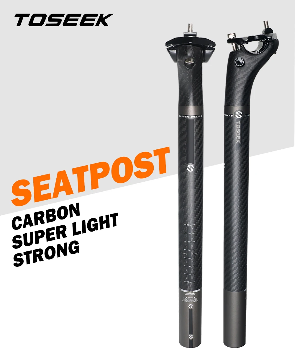 TOSEEK Carbon Bike Seatpost Clamp Bicycle Lock Seat Tube Clamp 27.2/30.8/31.6mm TOSEEK Carbon Bike Seatpost Clamp Bicycle Lock Seat Tube Clamp 27.2/30.8/31.6mm