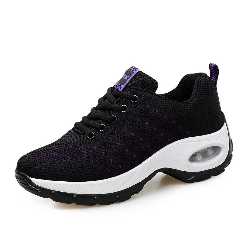 Women Sneakers Running-Shoes Comfortable Walking Casual Lace-Up Ladies Mesh Footwear