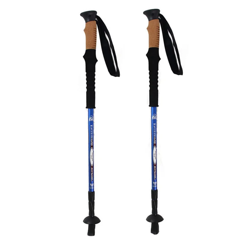 

2pcs/lot Lightweight Trekking Hiking Poles Anti Shock Nordic Walking Sticks Adjustable Scandinavian Walking Canes