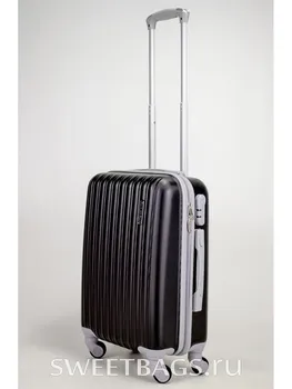 

Suitcase small ABS TT (vert strips) black SF
