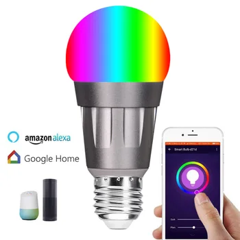 

Intelligent Scene Light Bulb Smart Home Voice Control Smart Bulb RGB Colorful Toning Smart Bulb Suit For Alexa Google Home