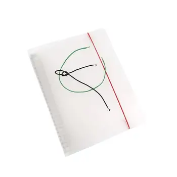 

Plastic B5 Cover Round Ring Binder File Folder for Loose Leaf Sheet Protectors Notebook Refill DIY Scrapbooking Binder Cover