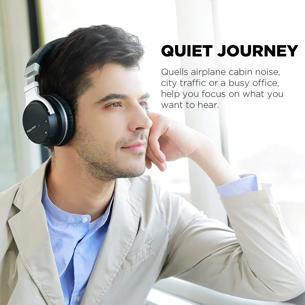 Mighty Rock E7C[Upgraded] Bluetooth Headphones