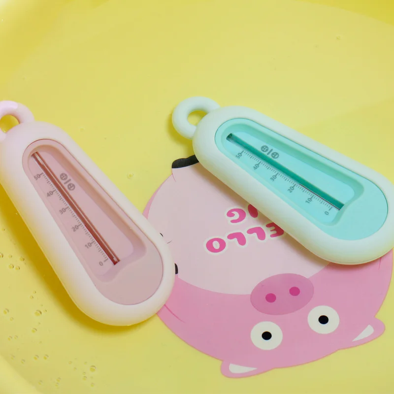 1Pcs ABS Portable Baby Swimming Pool Water Temperature 2 Colors Choose Baby Bathing Toys Infant Care Bathing Termometer