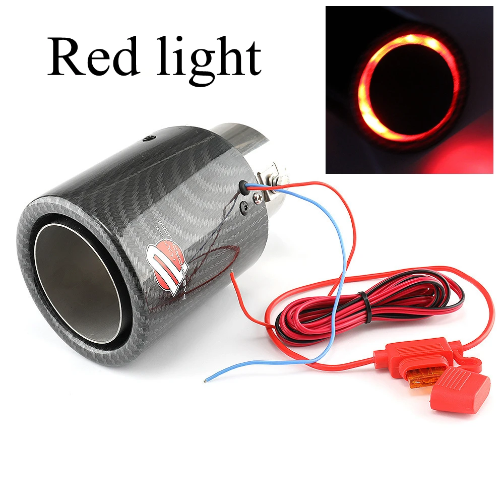 насадка на выхлоп авто насадки глушитель глушители глушителя с подсветкой для