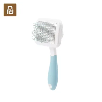 

Original Youpin Furrytail Pet Hair Comb One-button Cleaning Comfortable Grip 135° Round Head Needle Preventing Flying Hair