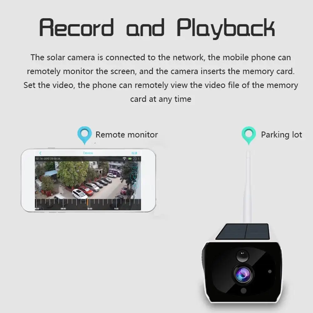 Уличная Солнечная камера, беспроводная WiFi камера, низкая мощность, 1080 P, HD камера видеонаблюдения, приложение UBELL, DC08, водонепроницаемая ip-камера безопасности