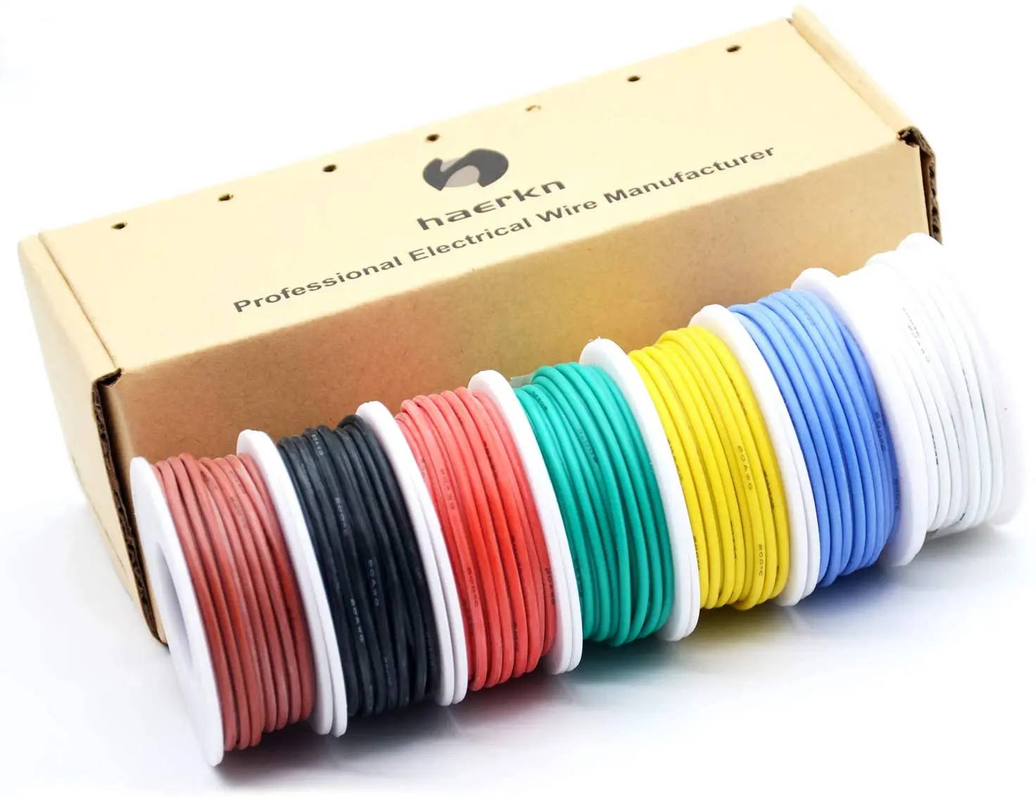 BNTECHGO 26 Gauge Silicone Wire Kit 10 Color Each 10 ft Flexible 26 AWG  Stranded Tinned Copper Wire