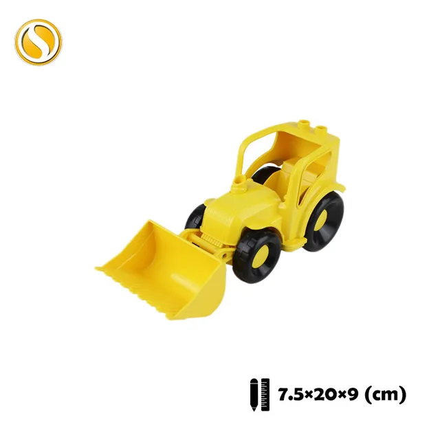 Trailer Car model Airplane Big Building Blocks Vehicle Accessory Compatible Classic Assemble Bricks Children DIY Toys Girl Gift CHE021-huang