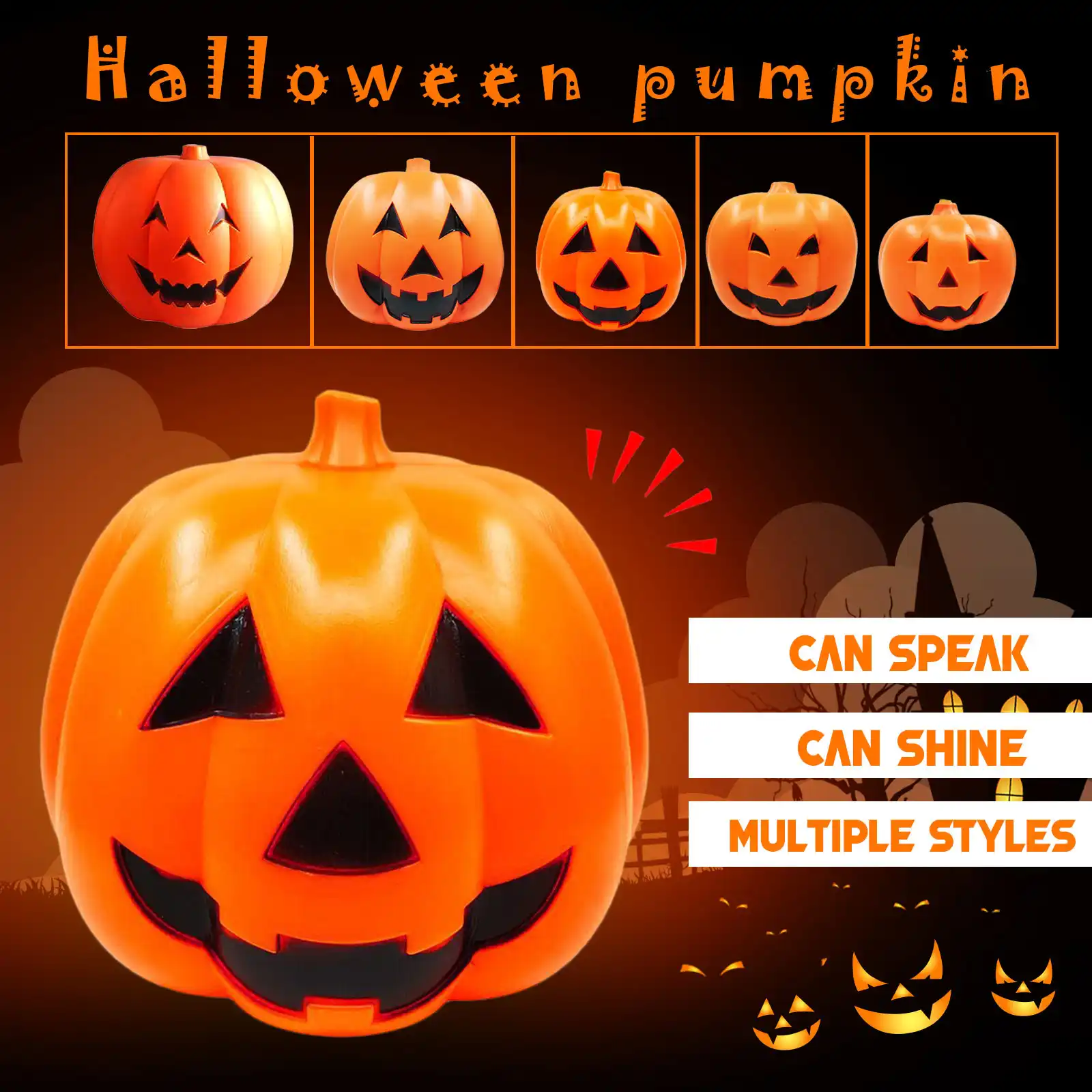 cadilar bayrami kabak projeksiyon lambasi oyuncak cadilar bayrami konusan animasyonlu kabak ses aktive duyarli parlayan fenerler party diy decorations aliexpress