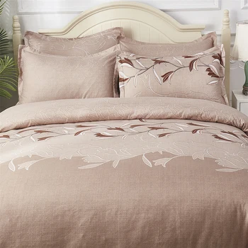 

Luxury Embroidery Duvet Quilt Cover Pillowcase Bedding Sets Single Double Queen King Size Polyester fiber Bed Covers 2/3 Pcs Set
