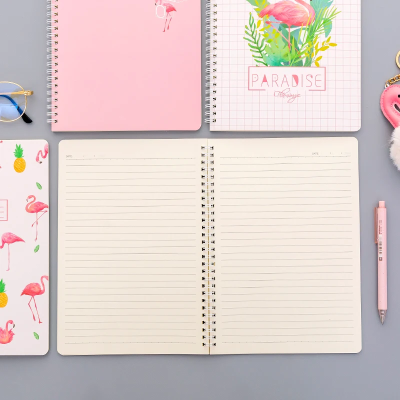 138x207mm A5 size line notebook White cover coil notepad fresh lovely Drawing Daily Weekly Planner Agenda Book Pads Stationery 138x207mm A5 size line notebook White cover coil notepad fresh lovely Drawing Daily Weekly Planner Agenda Book Pads Stationery