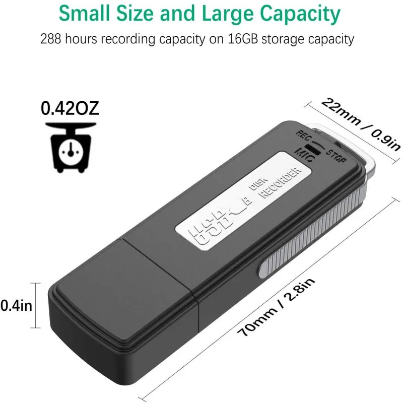 8G многофункциональный мини диктофоны портативный mp3-плеер u-диск запись ручка транскрибционная машина для плеера, u-диск, OTG