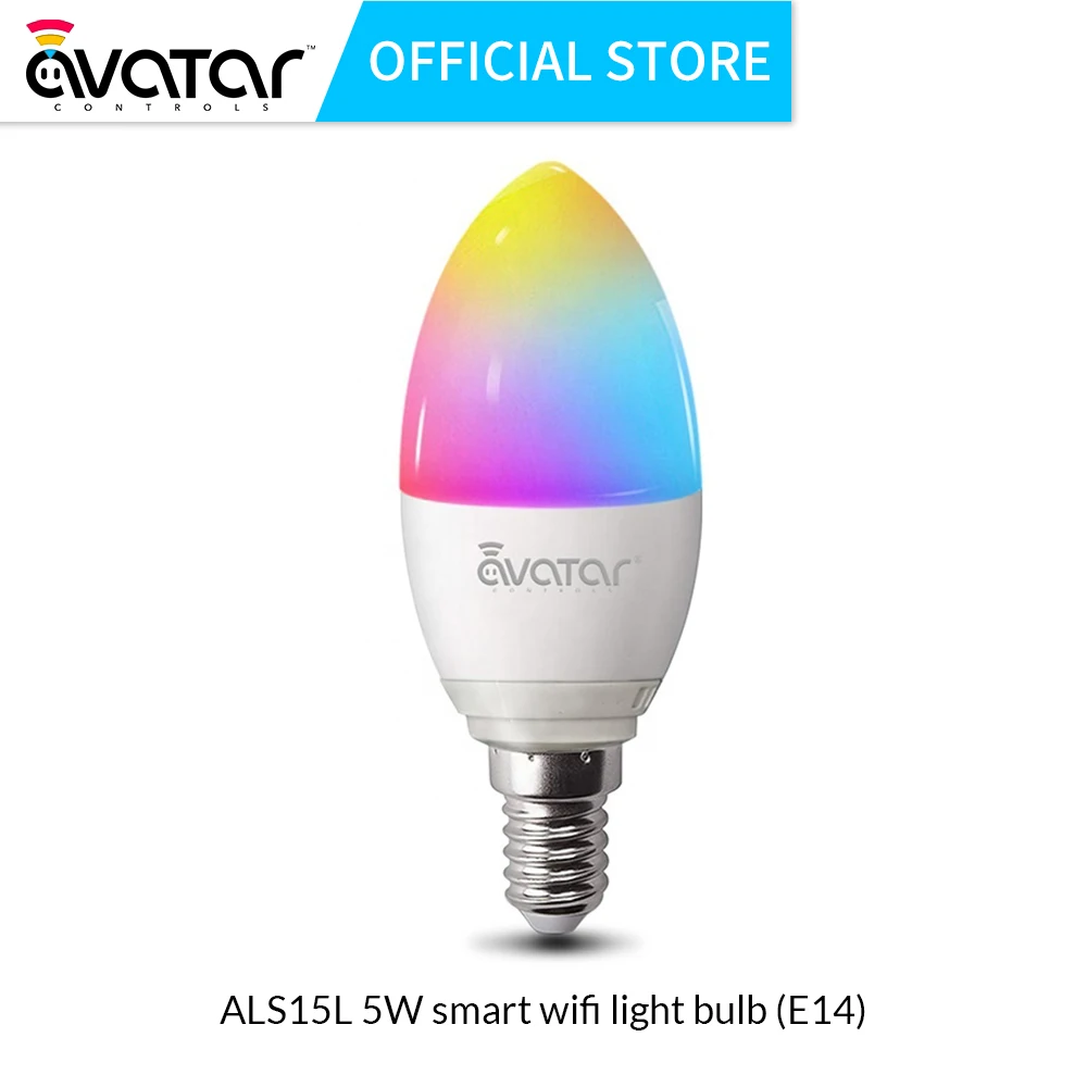 Google HomeRGBW Smart LED Bulb WiFi Multicolor Light Bulb Compatible with Alexa 