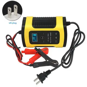 

Hot 12V 6A Car Battery Charger Multiple Protection Smart Full Automatic Repair Intelligent Fast LCD Display Motorcycle Power Dig
