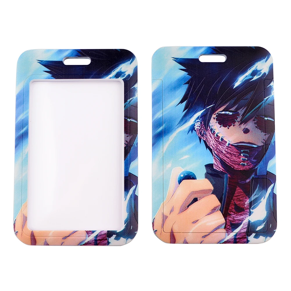 

PC3453 Anime My Hero School Personality ID Card Holder Bus Card Holder Staff Card Lanyard For Keys Phone DIY Hang Rope
