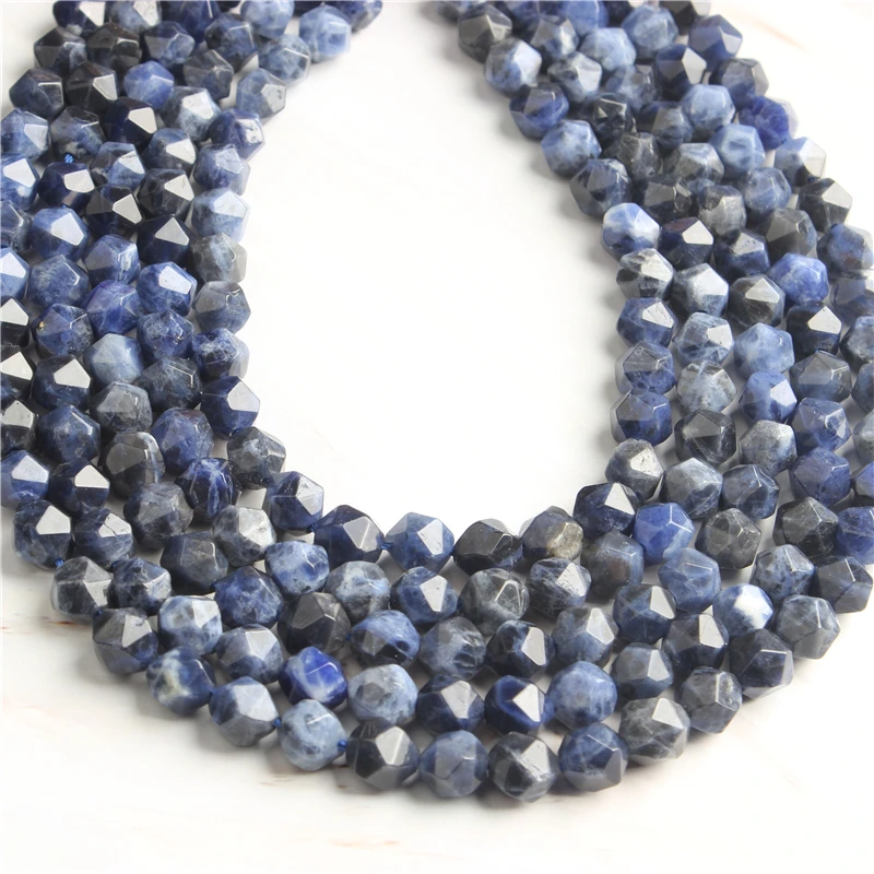 Натуральные ювелирные изделия Linxiang универсальный камень с голубой зернистой