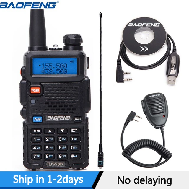 BaoFeng UV 5R Walkie Talkie VHF/UHF136 174Mhz&400 520Mhz Dual Band