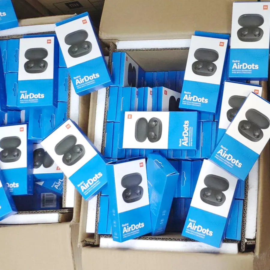 Оригинальные беспроводные наушники Xiaomi Redmi Airdots Xiaomi TWS, громкая связь, голосовое управление, Bluetooth 5,0, шумоподавление, управление краном
