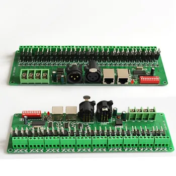

DMX 512 decoder;30channel(10groups) ;DC9-24V input;constant voltage PWM output