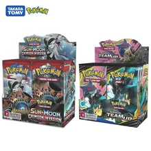 Pokemon TCG: soleil et lune Team up, 324/360 pièces, jouets de cartes brillantes, anglais et français