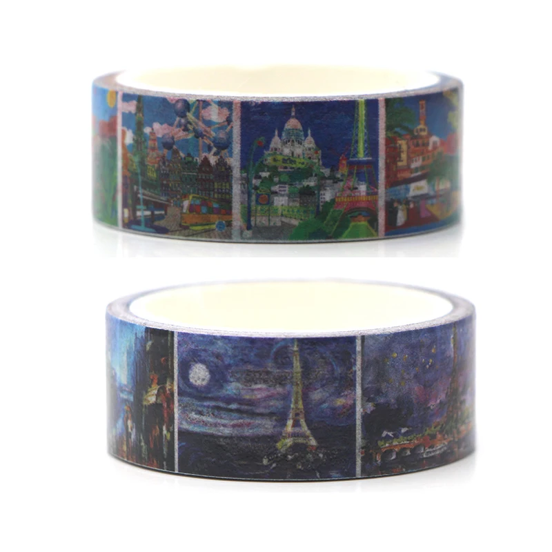 

Van Gogh Famous Oil Painting DIY Washi Masking Paper Tapes Decorative Adhesive Tape Craft Tools Stickers School Supplies E0622