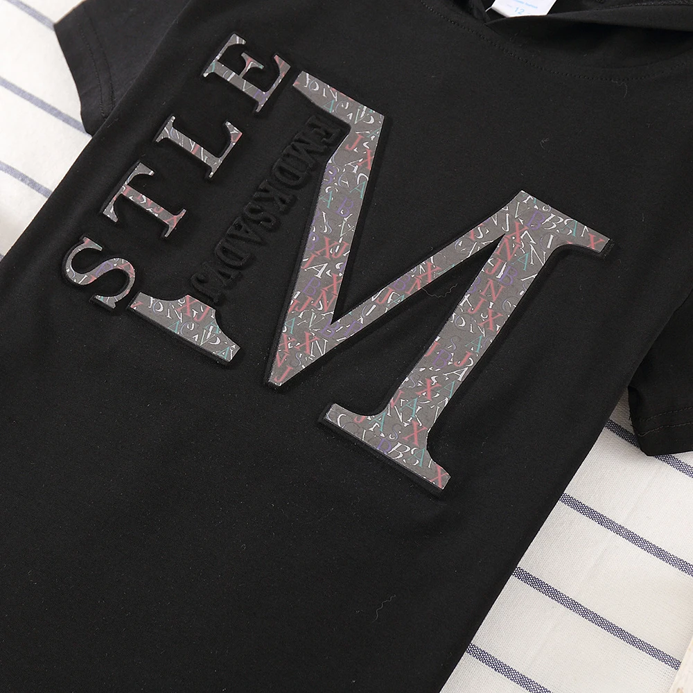 Новинка; детская футболка BEMIDJ; футболка; свитер с короткими рукавами; одежда; футболка; детская футболка для мальчиков и девочек; enfant; пальто с капюшоном