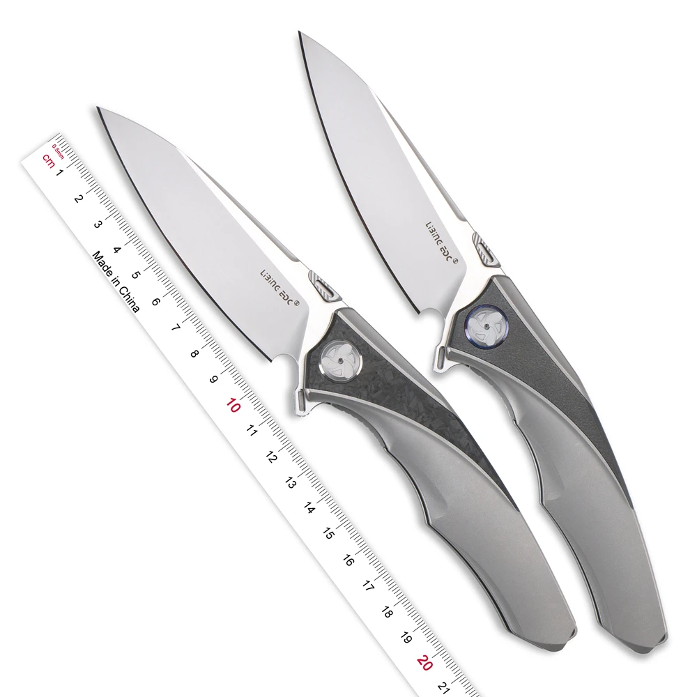 Складной нож LiBing Origina Raptor S90V с титановой ручкой для кемпинга охоты фруктов